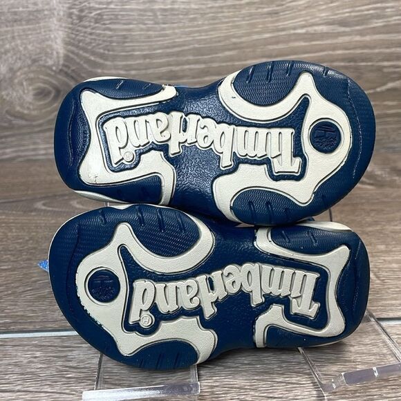 NWT Timberland Adventure Seeker II Navy Blue Toddler Boy Sz 4 Hook & Loop Sandal - Picture 8 of 12